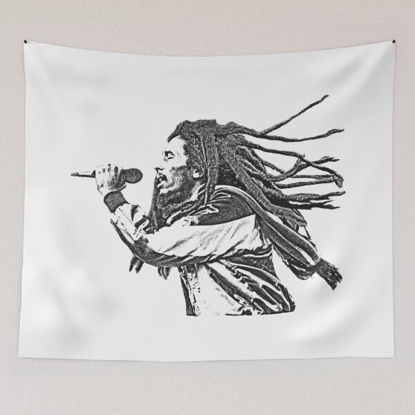 Item preview, Marley One Love - photocopy effect designed and sold by ChimyandFunky.