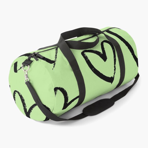 Item preview, Green Heart Doodle Pattern Aesthetic designed and sold by jianina-alondra.