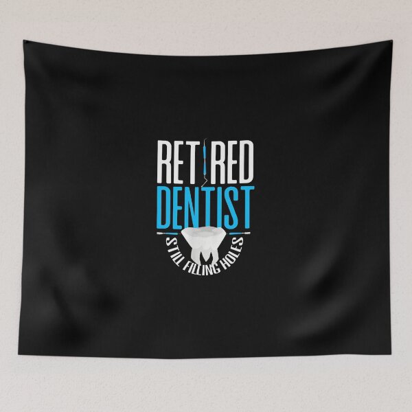 Item preview, Retired Dentist Filling Holes Dental Humor Gift designed and sold by neviltumasher.