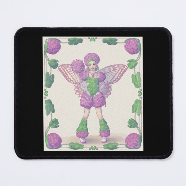 Item preview, Red Clover Fairy Cute Magic Forest Pixie Design designed and sold by IllieMillieart.