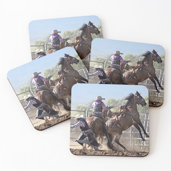 Item preview, RODEO BRONC PICK UP MAN, WESTERN THEME FOR HOME DECOR AND APPAREL designed and sold by Barbara Jean Photo Art And Design.