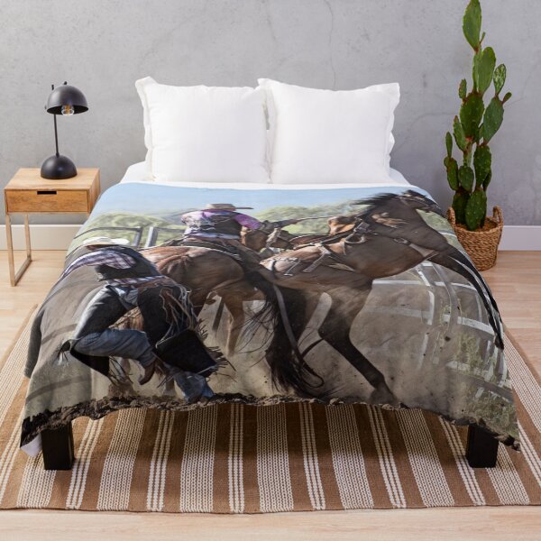 Item preview, RODEO BRONC PICK UP MAN, WESTERN THEME FOR HOME DECOR AND APPAREL designed and sold by Barbara Jean Photo Art And Design.