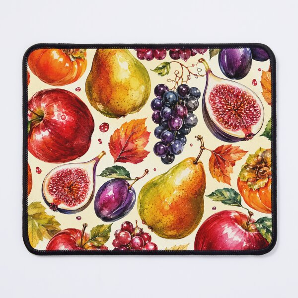 Item preview, Autumn Harvest Fruit Watercolor Seamless Pattern designed and sold by SayMaria.