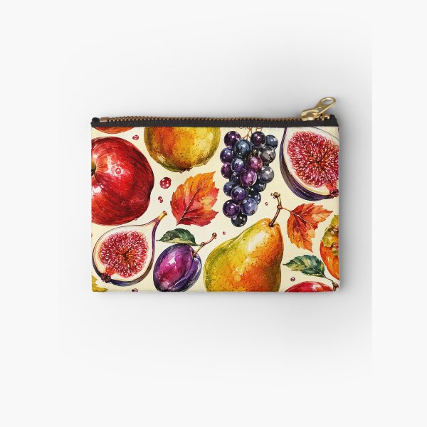 Item preview, Autumn Harvest Fruit Watercolor Seamless Pattern designed and sold by SayMaria.