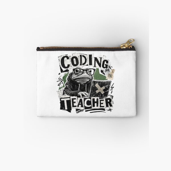 Item preview, Coding Teacher Frog Laptop Zine Collage T-Shirt | Funny Computer Science Programmer Toad Hoodie STEM Teacher Gift designed and sold by illeN-Art-World.
