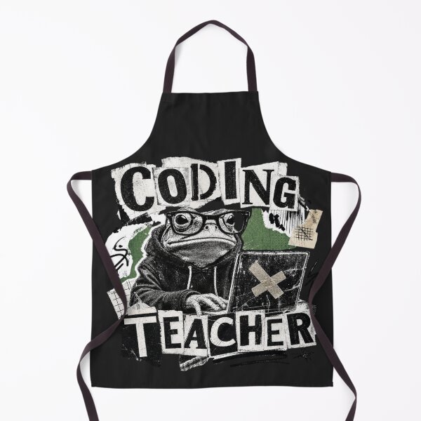 Artikelvorschau, T-Shirt mit Frosch-Laptop-Motiv für Programmierlehrer | Lustiger Hoodie mit Froschmotiv für Informatik- und MINT-Lehrer entworfen und verkauft von illeN-Art-World.