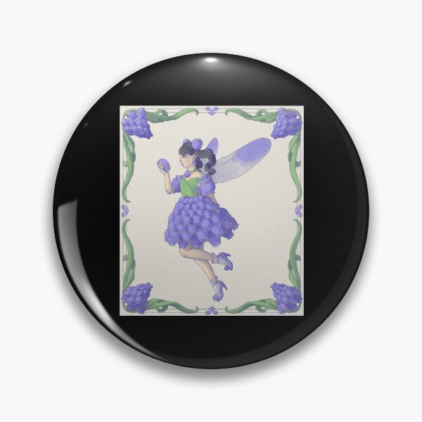 Item preview, Grape Hyacinth Fairy Elegant Blue Blossom Pixie Graphic designed and sold by IllieMillieart.