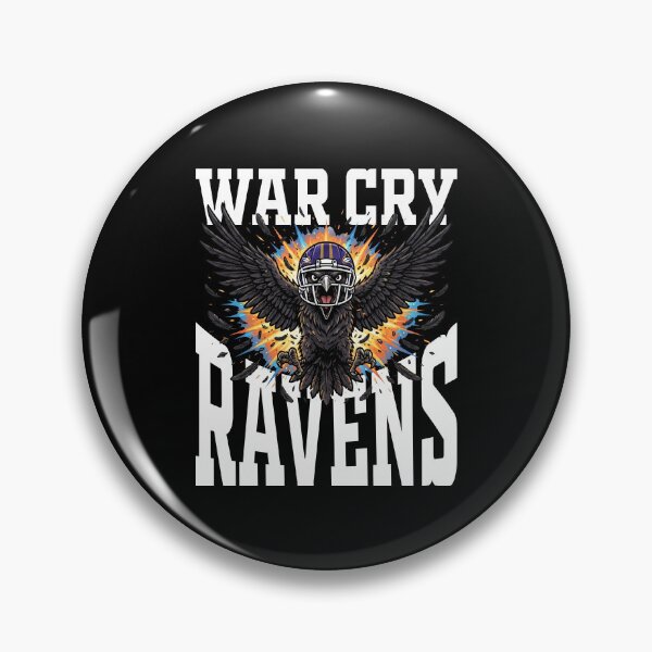 Item preview, RAVENS WAR CRY - BAL RAVENS designed and sold by KEF Custom.