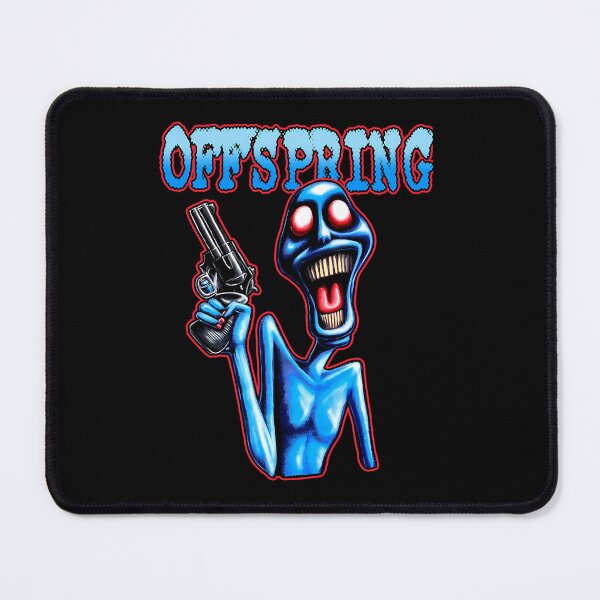 Item preview, Blue Creature Holding Handgun With Red Glowing Eyes designed and sold by KALLAUTO.