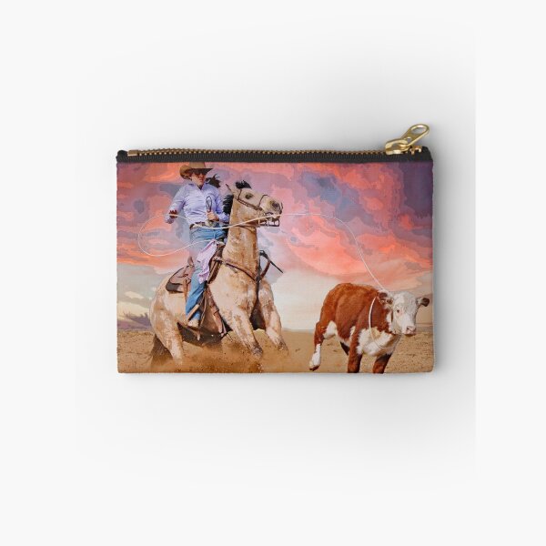 Item preview, RANCH ROPING HORSE, WESTERN THEMED HOME DECOR AND APPAREL designed and sold by Barbara Jean Photo Art And Design.