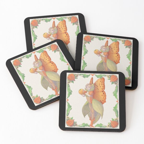 Item preview, Chinese Lantern Fairy Vintage Autumn Orange Pod Graphic designed and sold by IllieMillieart.