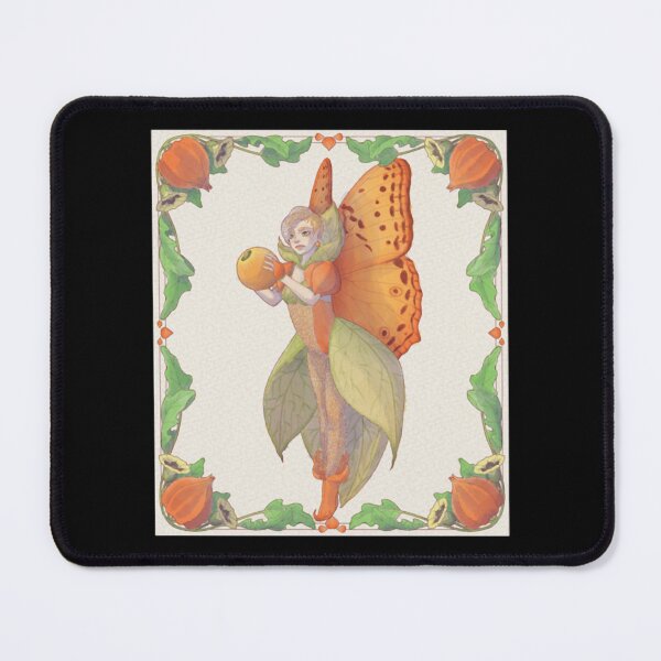 Item preview, Chinese Lantern Fairy Vintage Autumn Orange Pod Graphic designed and sold by IllieMillieart.