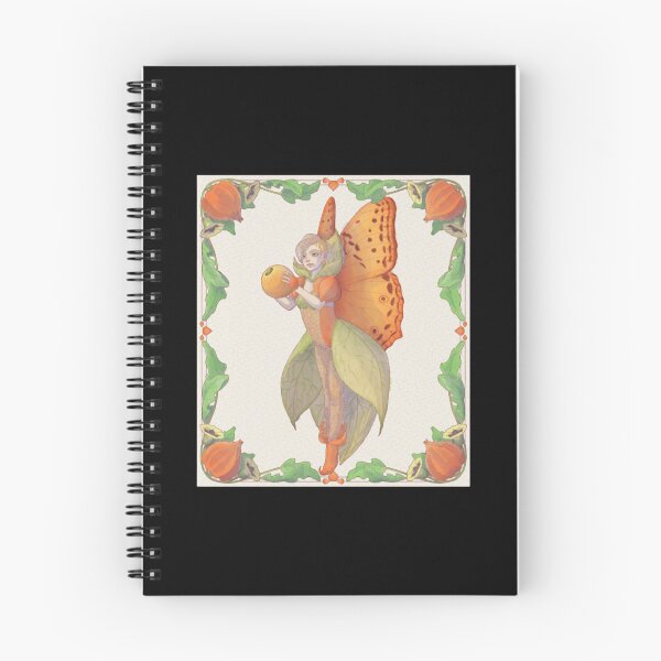 Item preview, Chinese Lantern Fairy Vintage Autumn Orange Pod Graphic designed and sold by IllieMillieart.