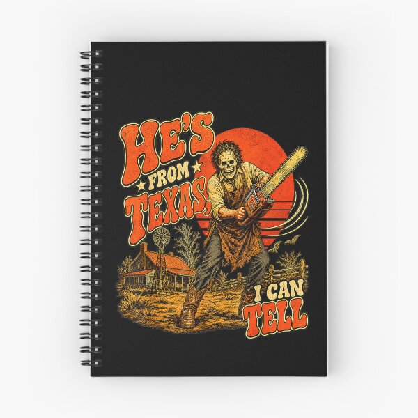 Item preview, Hes from Texas I Can Tell Chainsaw Horror Halloween designed and sold by NgumohaLanke.