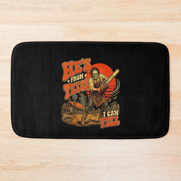 Item preview, Hes from Texas I Can Tell Chainsaw Horror Halloween  designed and sold by NgumohaLanke.