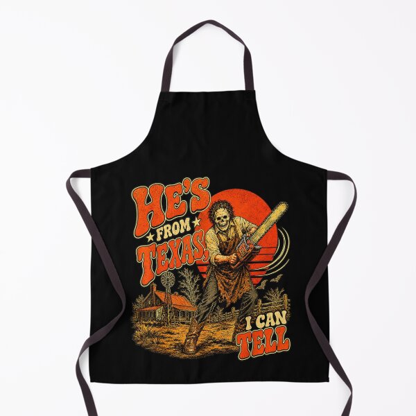 Item preview, Hes from Texas I Can Tell Chainsaw Horror Halloween designed and sold by NgumohaLanke.