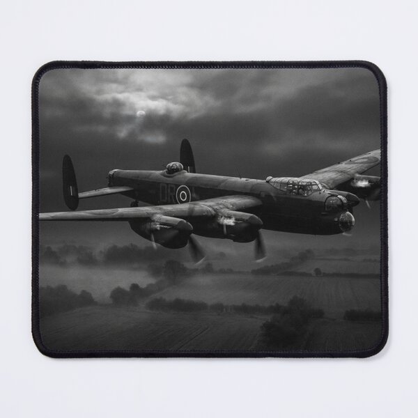 Item preview, Lancaster Bomber Moonlit Flight Illustration designed and sold by Airpower Art.