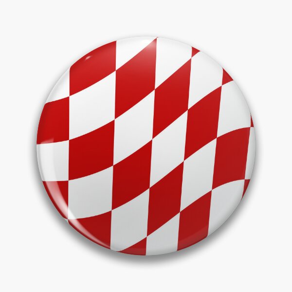 Item preview, Red Wavy Checkerboard Retro Pattern designed and sold by jianina-alondra.