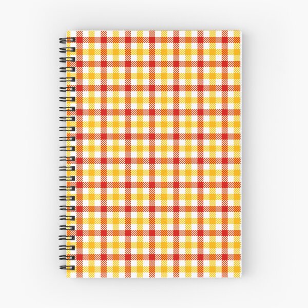 Item preview, Red And Yellow Gingham Check White  designed and sold by PatternTitan.