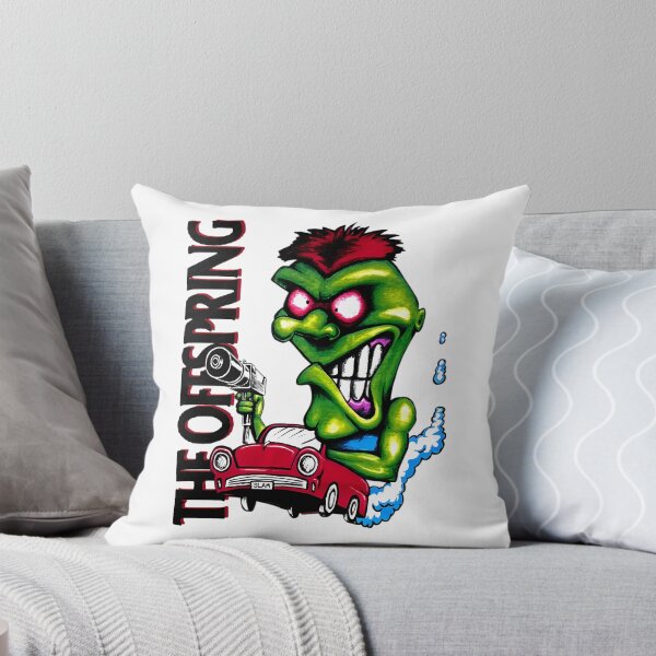 Item preview, Green Monster Driving Red Car Holding Gun designed and sold by ZEAP.