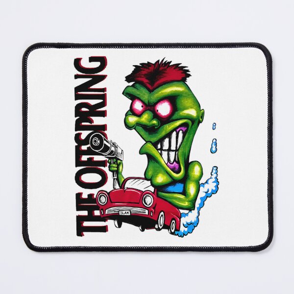 Item preview, Green Monster Driving Red Car Holding Gun designed and sold by ZEAP.