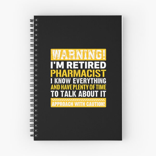 Item preview, Retired Pharmacist Warning Humorous Funny Retirement Gift designed and sold by anosxnreasto.