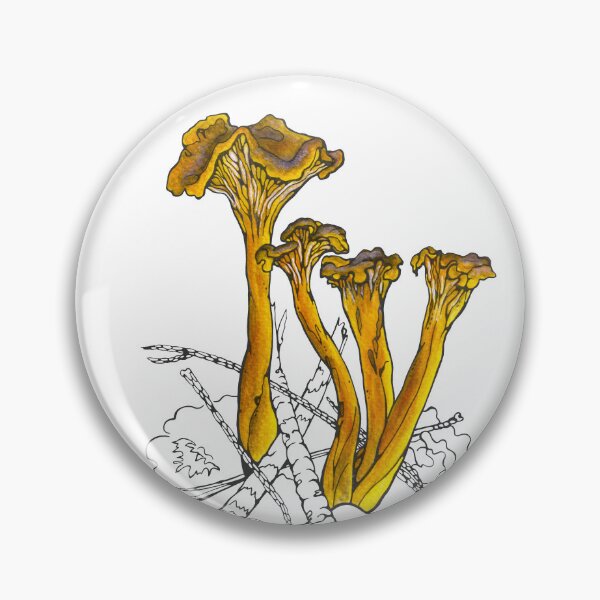Item preview, Chanterelle mushroom designed and sold by Anna Ratkevich.