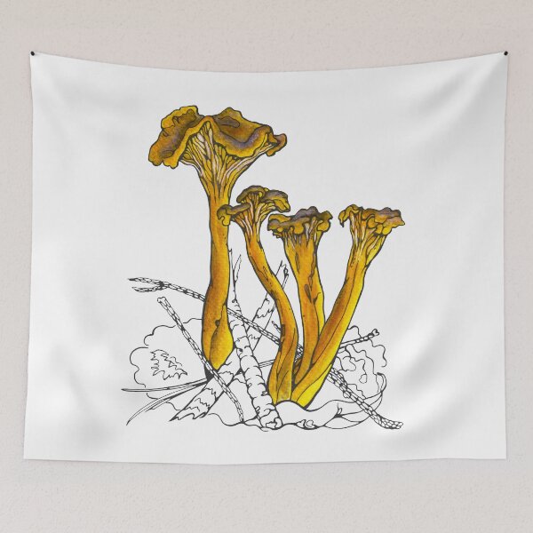 Item preview, Chanterelle mushroom designed and sold by Anna Ratkevich.