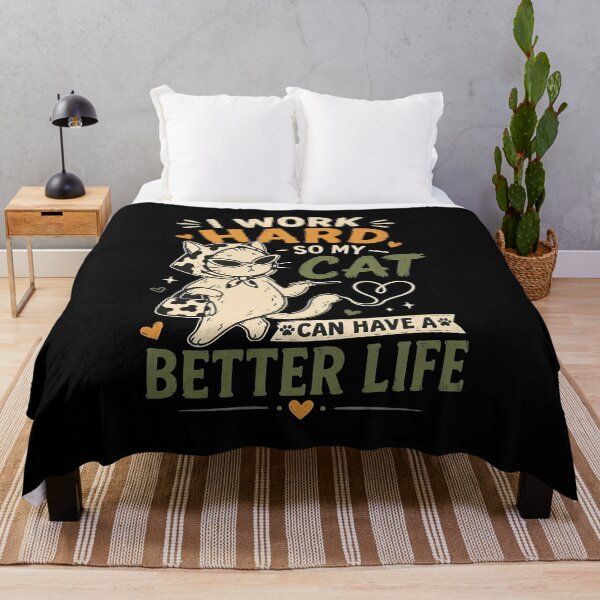 Item preview, Funny Cat Life Quote Design designed and sold by SoyLamderma.