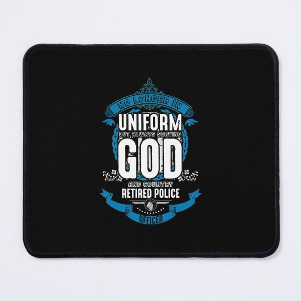 Item preview, Retired Police Officer God and Country Service Design designed and sold by rohlfhorricou.