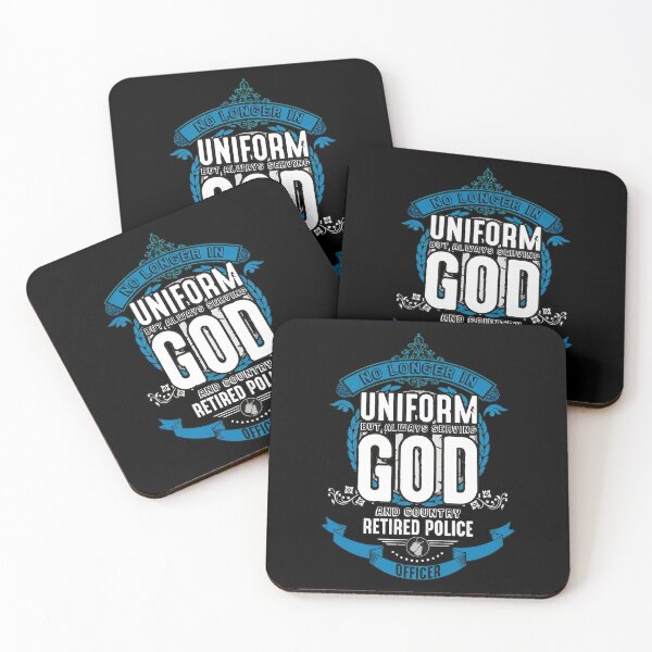 Item preview, Retired Police Officer God and Country Service Design designed and sold by rohlfhorricou.