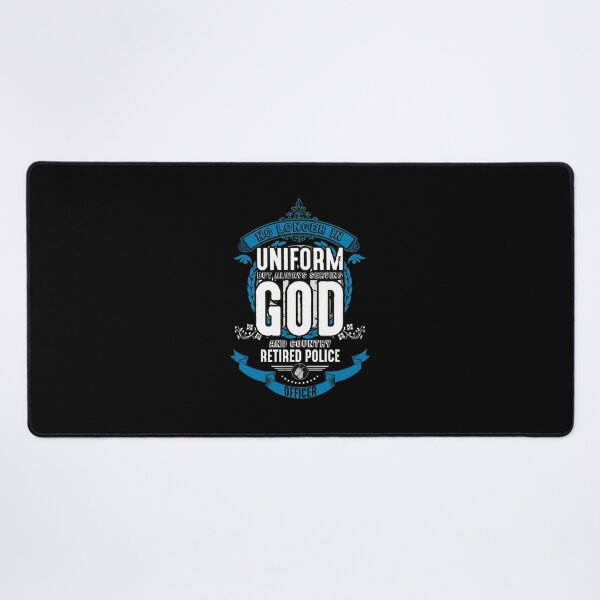 Item preview, Retired Police Officer God and Country Service Design designed and sold by rohlfhorricou.