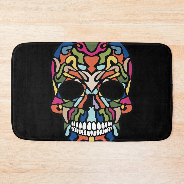 Item preview, Retro Skull – Funky Colorful Psychedelic designed and sold by JIMBOEE.