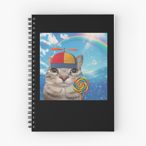 Item preview, Whimsical Cat Dreamcore Scene with Lollipop designed and sold by cerima.