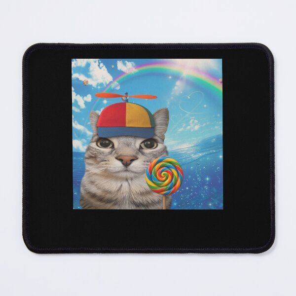 Item preview, Whimsical Cat Dreamcore Scene with Lollipop designed and sold by cerima.