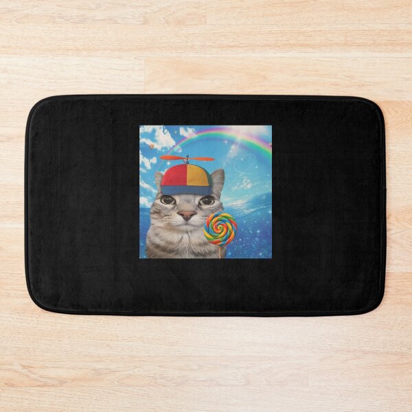 Item preview, Whimsical Cat Dreamcore Scene with Lollipop designed and sold by cerima.