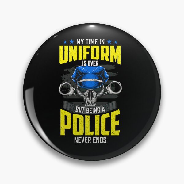 Item preview, Retired Police Skull Handcuffs Law Enforcement Art designed and sold by neviltumasher.