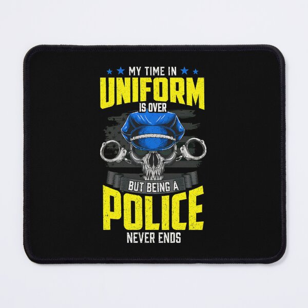 Item preview, Retired Police Skull Handcuffs Law Enforcement Art designed and sold by neviltumasher.