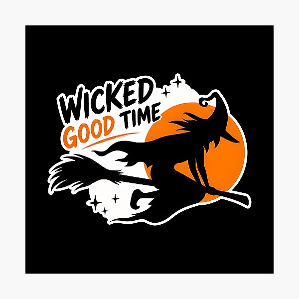 Item preview, Wicked Time Good Time – Halloween Witch designed and sold by ArtDzignsZA.