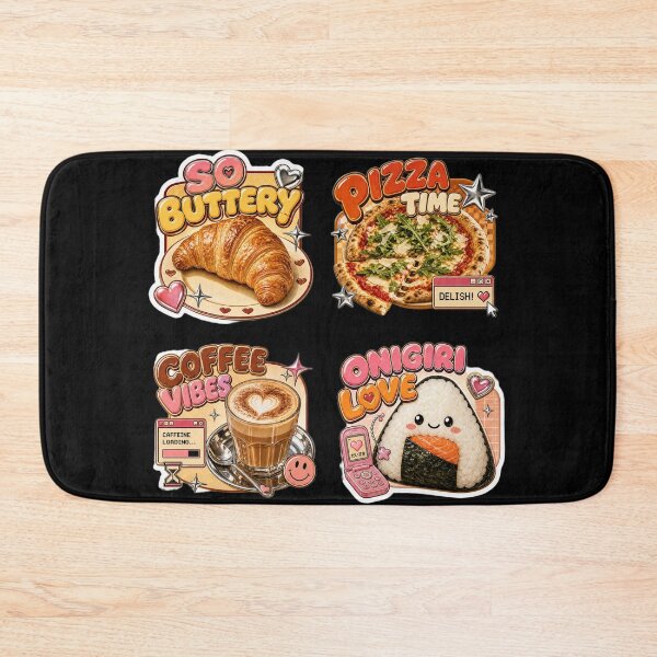 Item preview, Y2K Food Sticker Pack Retro Cafe Aesthetic designed and sold by MuseAI.