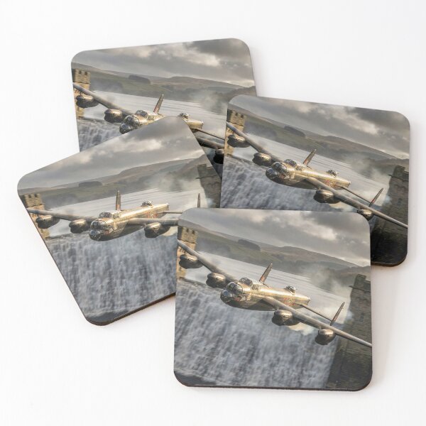 Item preview, Lancaster Bomber Dam Towers Illustration designed and sold by Airpower Art.