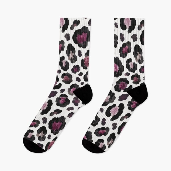 Item preview, Dark Pink Watercolor Leopard Print Seamless Pattern designed and sold by SayMaria.