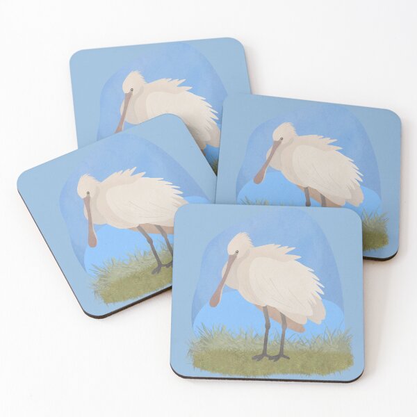 Item preview, White Spoonbill in the wild designed and sold by FandomizedRose.