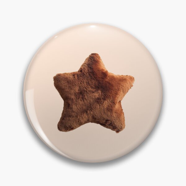 Item preview, Brown Fuzzy Star Pillow Cozy Aesthetic designed and sold by jianina-alondra.