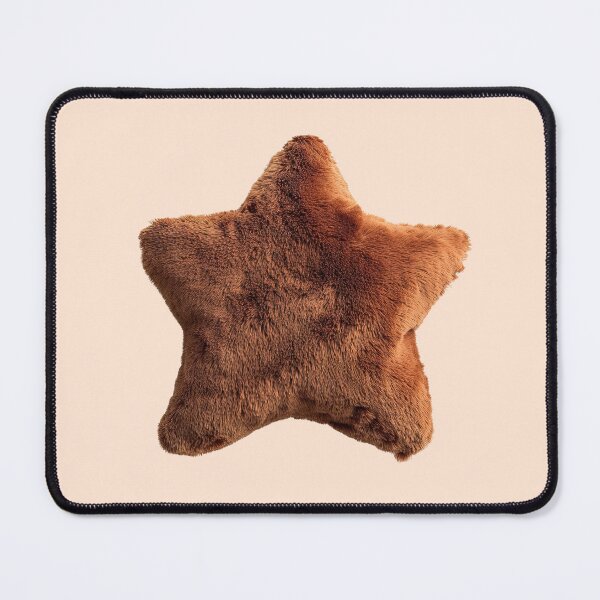 Item preview, Brown Fuzzy Star Pillow Cozy Aesthetic designed and sold by jianina-alondra.