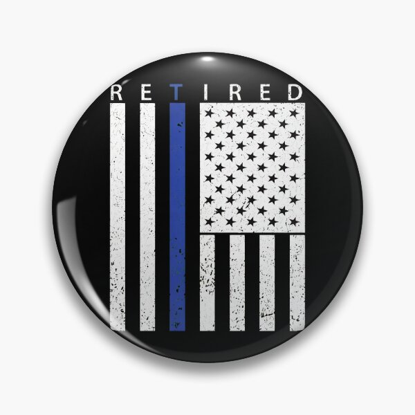 Item preview, Retired Thin Blue Line American Flag designed and sold by kalmanfjskrine.