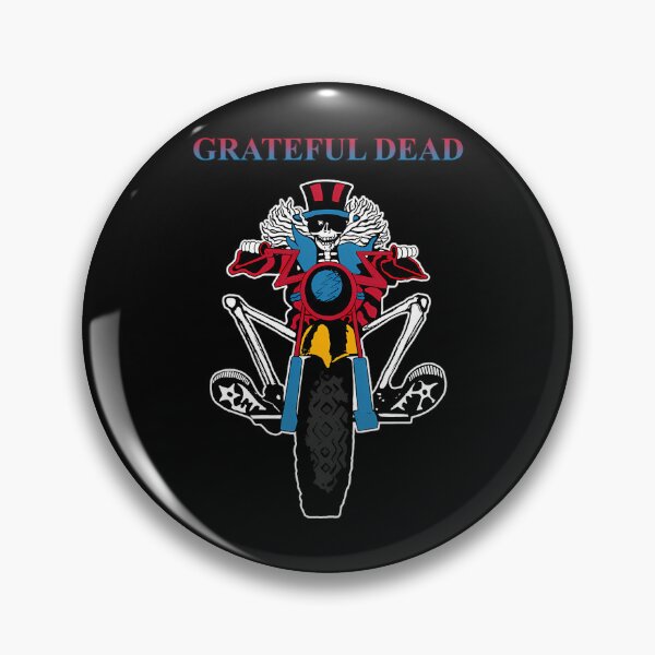 Item preview, Grateful Dead Skeleton Riding Motorcycle Band designed and sold by NIZARTKK.