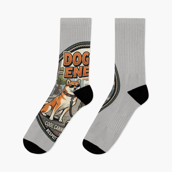 Item preview, Dog Dad Energy – Cool Dog Dad with Sunglasses Retro Streetwear Design designed and sold by RajDeals.