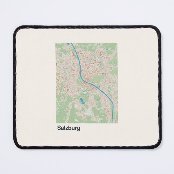 Item preview, Salzburg Minimalistic Map Art designed and sold by MapsNerd.