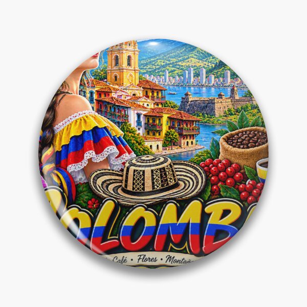 Item preview, Colombia Culture Sticker | Tierra de Cafe Floral Macaw Sticker designed and sold by alexcorporation.